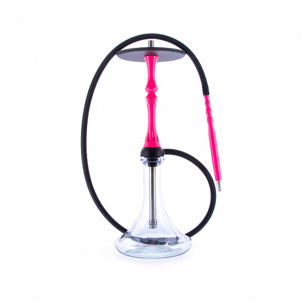 Кальян Alpha Hookah Kappa Rose Fluor (Розовый, 56 см) в Донецке