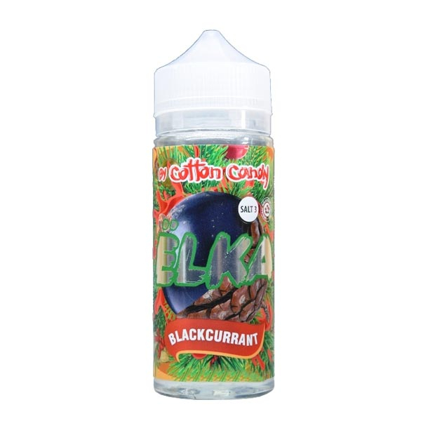 Жидкость Cotton Candy ЁLKA BLACKCURRANT (Хвоя С Мятой И Чёрной Смородиной) (120 мл, 0 мг/мл) в Донецке