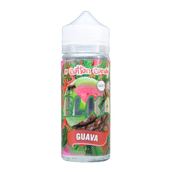Жидкость Cotton Candy ЁLKA GUAVA (Хвоя С Мятой И Гуавой) (120 мл, 0 мг/мл) в Донецке