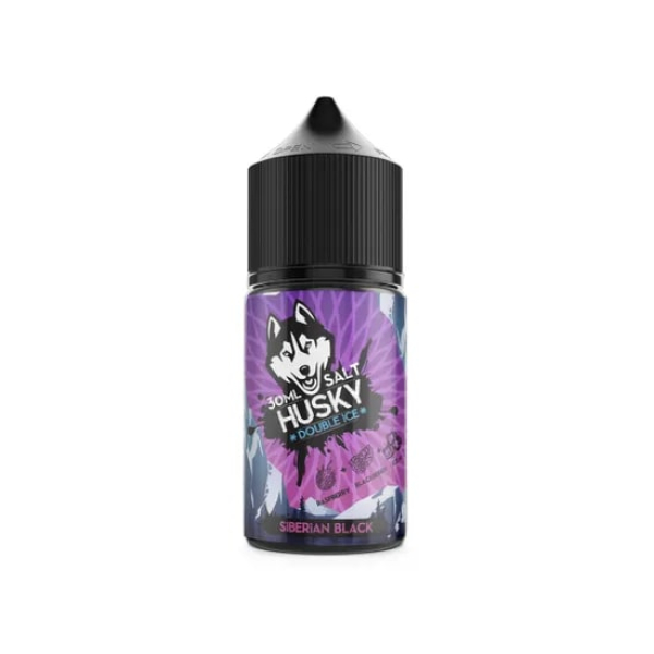Жидкость Husky salt Double ice Siberian Black (Малина ежевика мята) (30 мл, 20 мг/мл) в Донецке