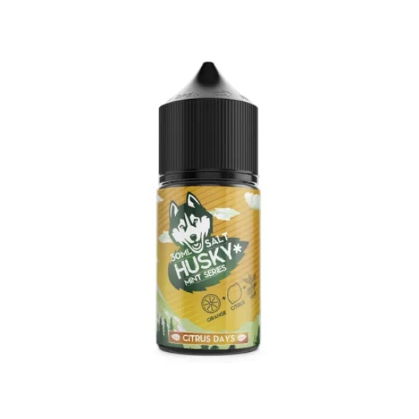 Жидкость Husky salt Mint series Citrus Days (Мороженное апельсин мята) (30 мл, 20 мг/мл) в Донецке