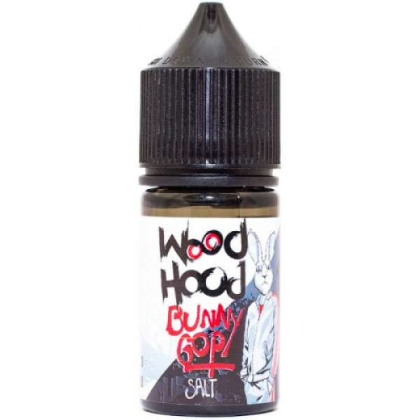 Жидкость Wood Hood Bunny Gop (Малина Черника Черная Смородина Лед) (30 мл, 20 мг/мл) в Донецке