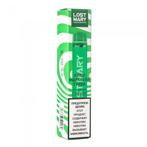Lost Mary Kiwi Passion Fruit Guava Киви Маракуйя Гуава, 1500 тяг в Донецке