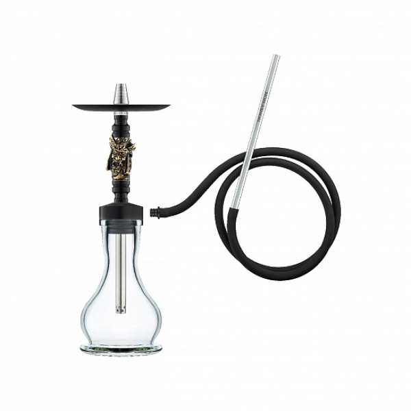 Кальян Honey Sigh Mini Dark Exclusive Samurai Серебристый (38 см) в Донецке