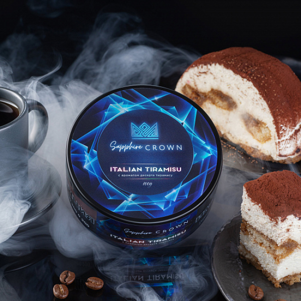 Табак Sapphire Crown Italian Tiramisu (Сливочный крем бисквит) 100 гр в Донецке