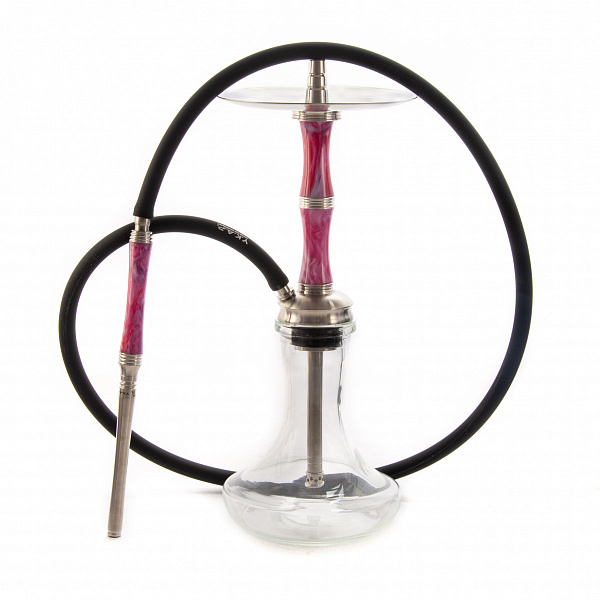 Кальян Y.K.A.P. Mini STR M3 (Розовый,Белый, 39 см) в Донецке