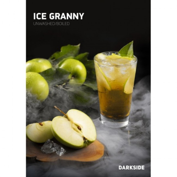 Табак Darkside Core Ice Granny (Ледяное Зеленое Яблоко) 100 гр в Донецке