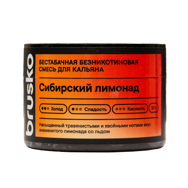 Бестабачная смесь Brusko Сибирский Лимонад 50 грамм в Донецке
