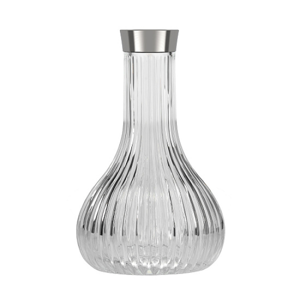 Колба Alpha Hookah Drop Twistlock На Резьбе Прозрачная  Silver в Донецке