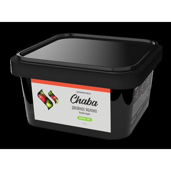 Безникотиновая смесь Chaba Double Apple Двойное Яблоко 200 грамм в Донецке