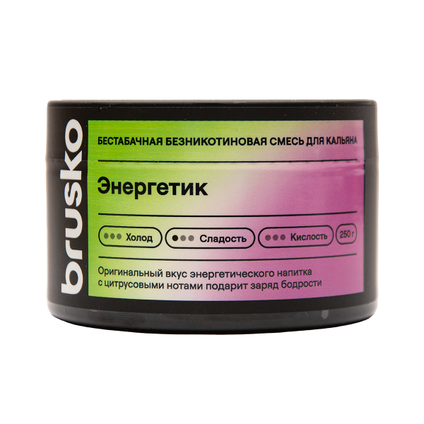Бестабачная смесь Brusko Энергетик 250 грамм в Донецке