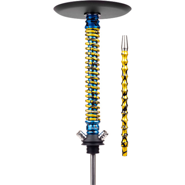 Кальян Mamay Customs Coilover Big Anod Special Blue Splash Gold в Донецке