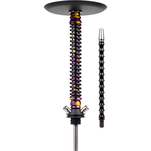 Кальян Mamay Customs Coilover Big Anod Special Purple Gold Camo Черный Глянец в Донецке