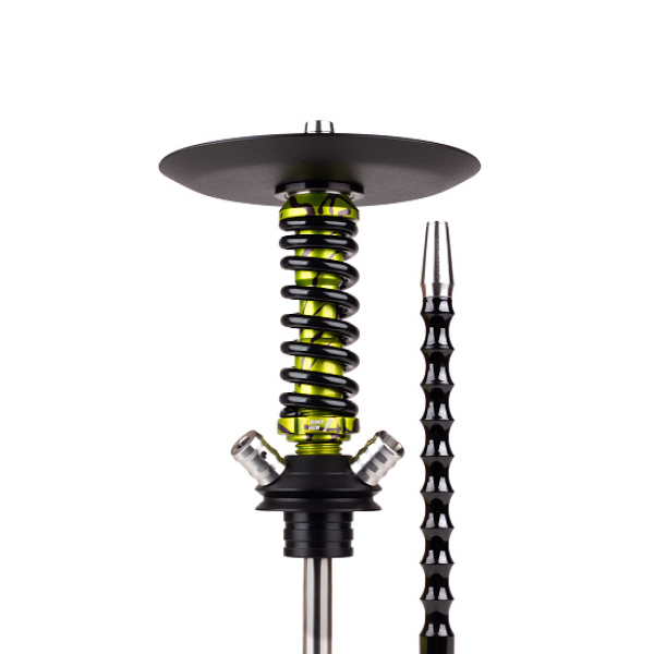 Кальян Mamay Customs Coilovers Micro Anod Oliva Splash Черный Глянец в Донецке