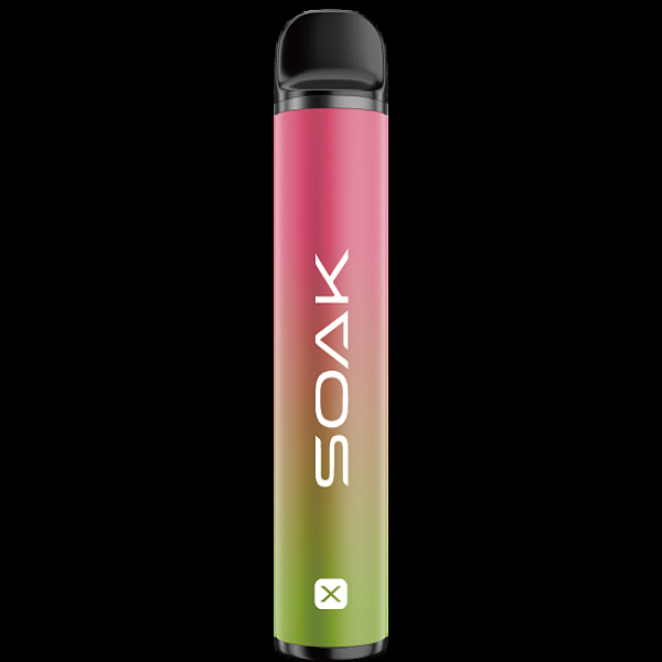 Электронка Soak X Raspberry Soda Малиновая Газировка 2200 затяжек в Донецке