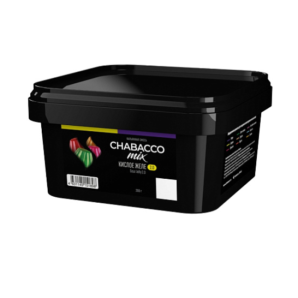 Бестабачная смесь Chabacco Mix Sour Jelly 2.0 Кислое Желе Medium 200 грамм в Донецке